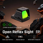 FORTIC FP1 RMR Footprint Open 2&32MOA Green Circle Dot Sight