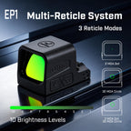 FORTIC EP1 RMSc/K Footprint Enclosed 2&32MOA Green Circle Dot Sight