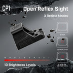 FORTIC CP1 RMSc/K Footprint Open 2&32MOA Red Circle Dot Sight