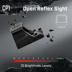 FORTIC CP1 RMSc/K Footprint Open 6MOA Red Dot Sight
