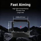 FORTIC EP1 RMSc/K Footprint Enclosed 6MOA Red Dot Sight