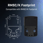 FORTIC EP1 RMSc/K Footprint Enclosed 2&32MOA Green Circle Dot Sight