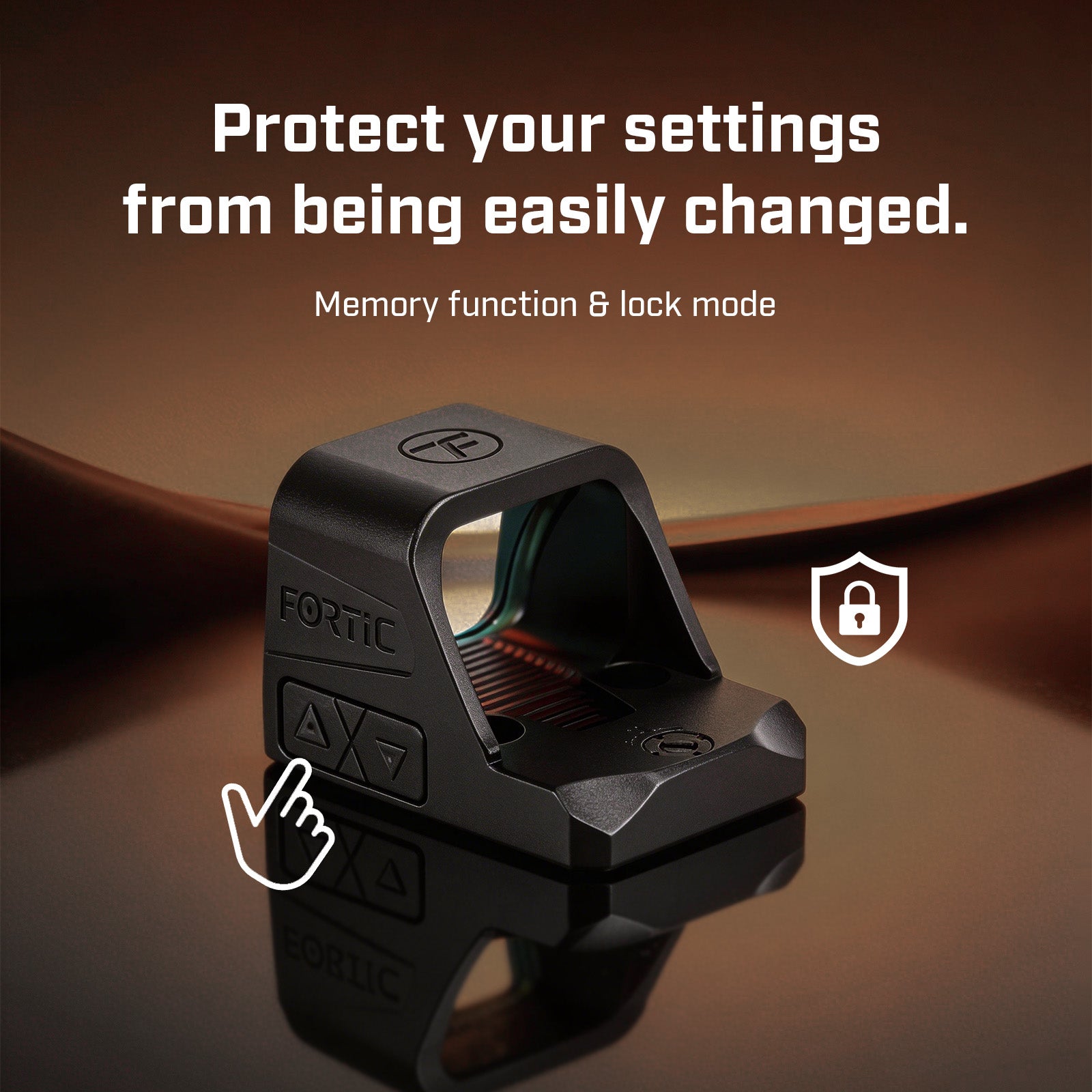 FORTIC FP1 RMR Footprint Open 2&32MOA Green Circle Dot Sight