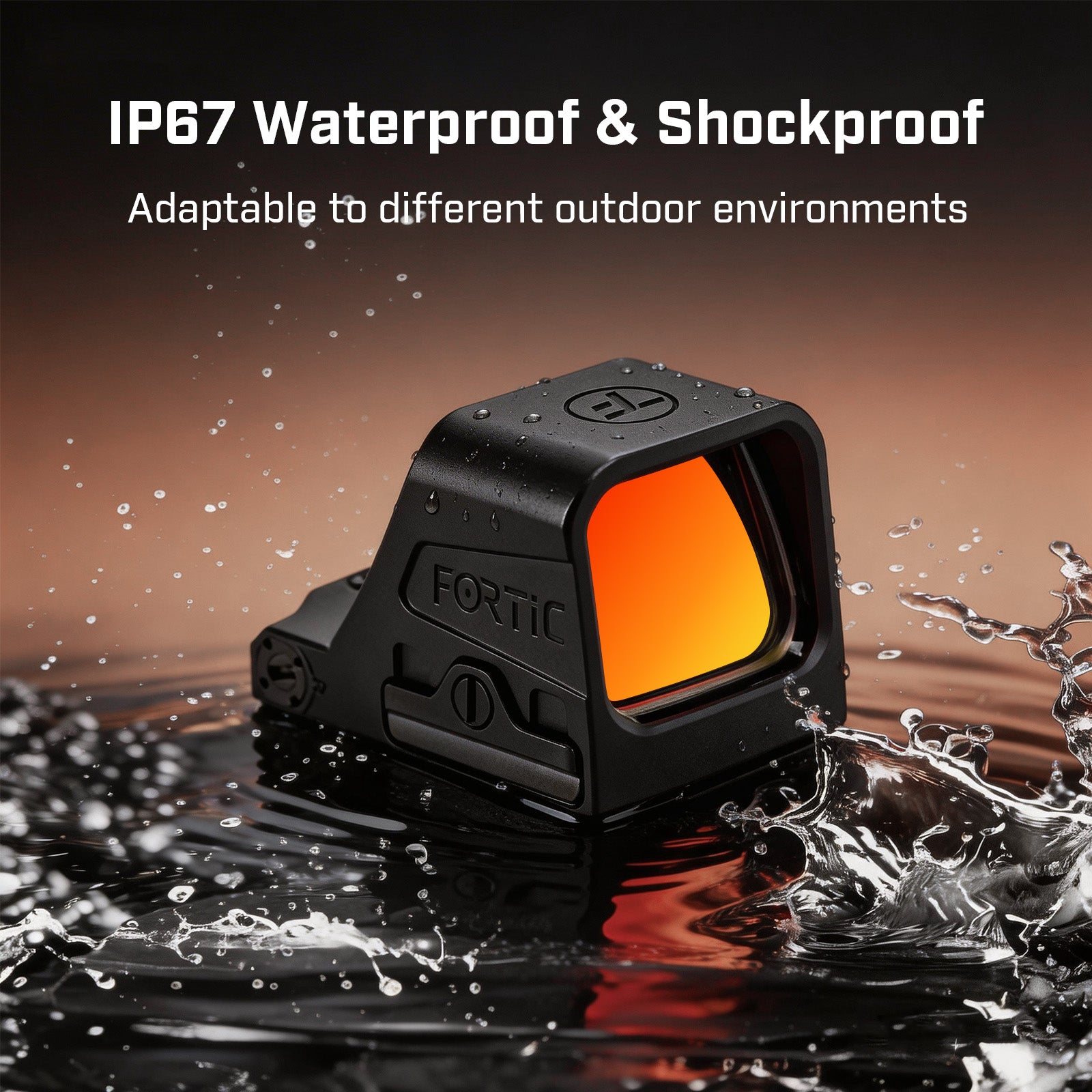 FORTIC FP1 RMR Footprint Open 6MOA Red Dot Sight