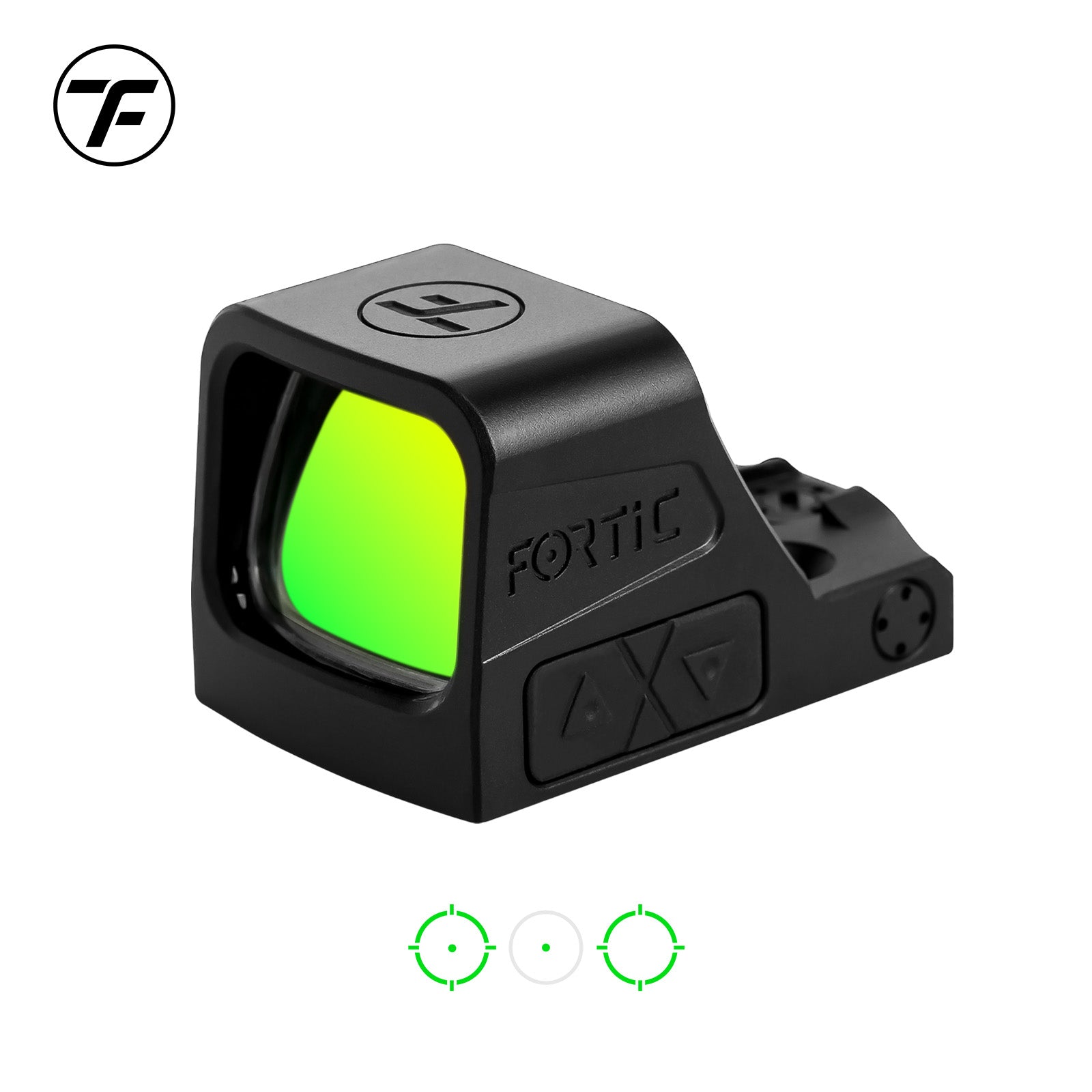 FORTIC CP1 RMSc/K Footprint Open 2&32MOA Green Circle Dot Sight